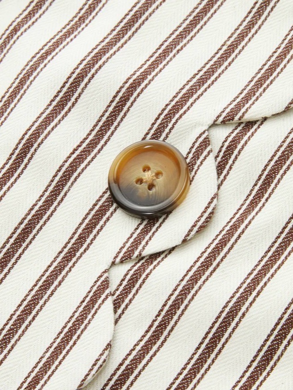 Not for sale. Commense Striped Beige and Brown Maxi Skirt Set - Picture 7 of 10